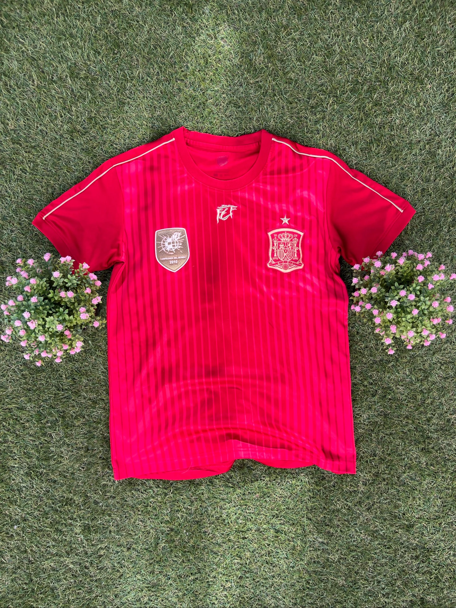 Camiseta España | Campeones del Mundo 2010 | Roja | Talla 12 años